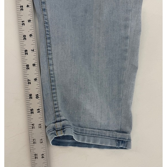 Levi's Girl's Skimmer Capri Jeans Size 14 REG Light Wash Denim Cropped Preppy - Picture 7 of 7